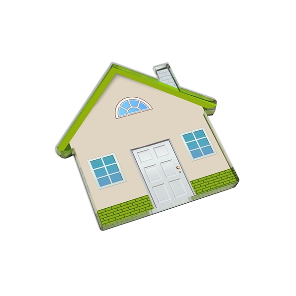 House shaped, 1/4" thick acrylic magnet with customization.... from ASI 72521 Morris Magnets / Laser Cuts