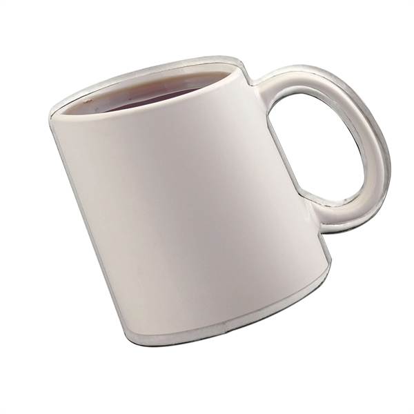 1/4" thick acrylic magnet with coffee mug shape and full color... from ASI 72521 Morris Magnets / Laser Cuts