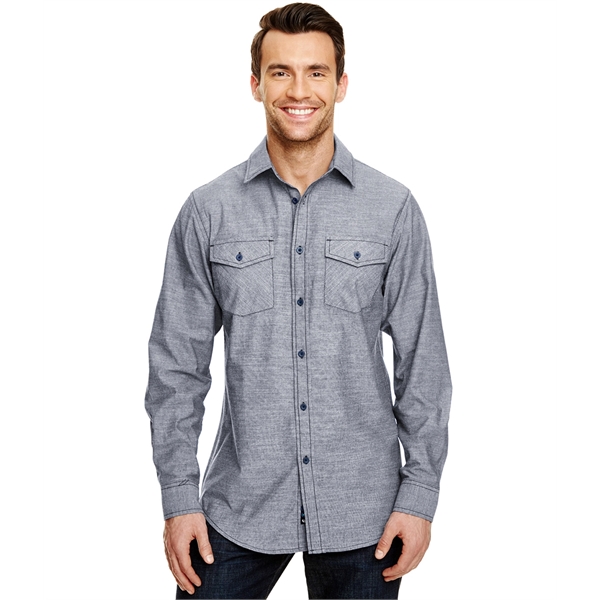Mens Long Sleeve Chambray... from ASI 89380 Staton Corporate and Casual