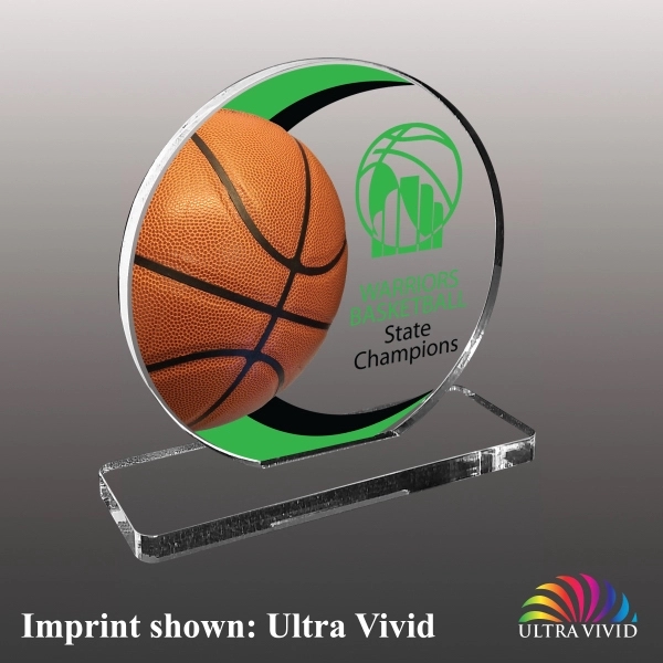 Basketball themed award made of acrylic.... from ASI 72521 Morris Magnets