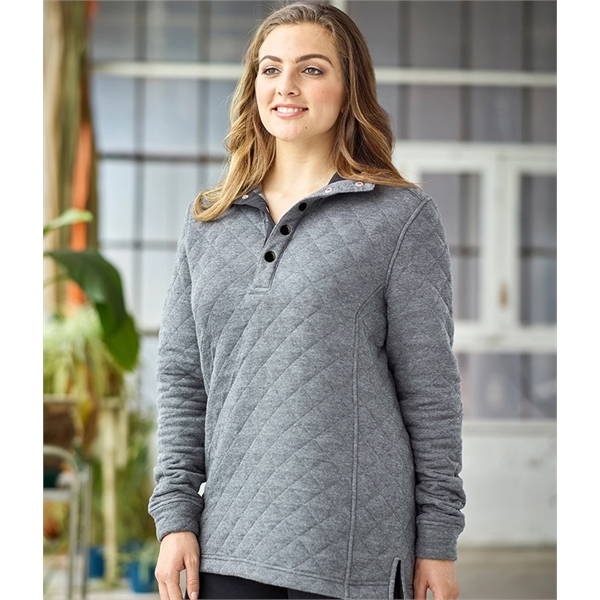 Ladies Quilted Snap Pullover... from ASI 89380 Staton Corporate and Casual