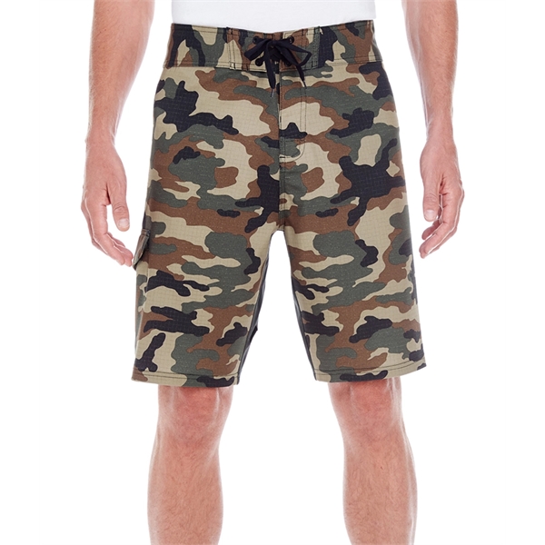 Burnside Men's Stretch Board Short. 4 ounce. 90% polyester/10% spandex.... from ASI 89380 Staton Corporate and Casual