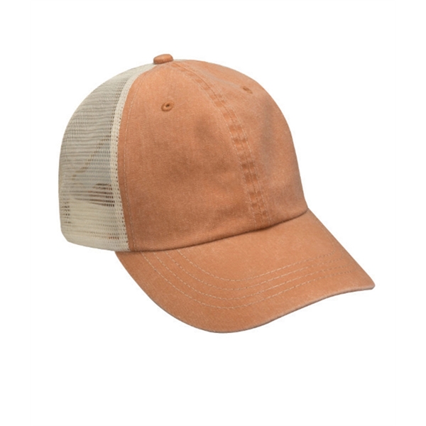 Six panel unstructured low profile cap with nylon mesh back panels.... from ASI 89380 Staton Corporate and Casual / Staton®