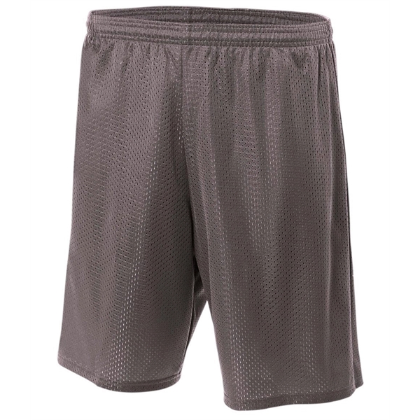 A4 9" Lined Tricot Mesh Short. 3.4 ounce. 100% polyester eyelet... from ASI 89380 Staton Corporate and Casual / Staton®