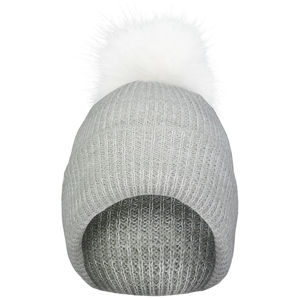 Faux Fur Pom Beanie... from ASI 89380 Staton Corporate and Casual
