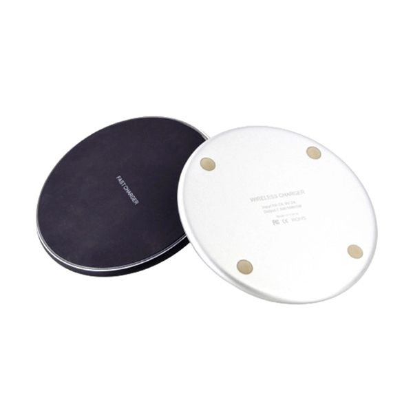 QI enabled slim wireless charger pad plus 1c1p silkscreen... from ASI 37218 Athena Promo (tm)