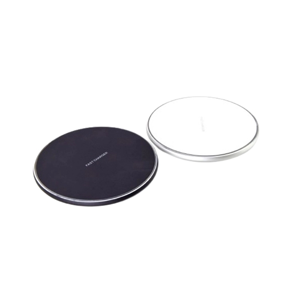 QI enabled slim wireless charger pad plus 1c1p silkscreen... from ASI 37218 Athena Promo (tm)