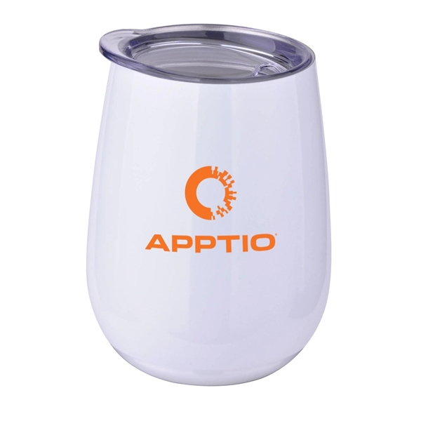 10 oz. stainless steel wine tumbler with double wall, vacuum insulation... from ASI 63549 Jornik Manufacturing Corp / Jornik