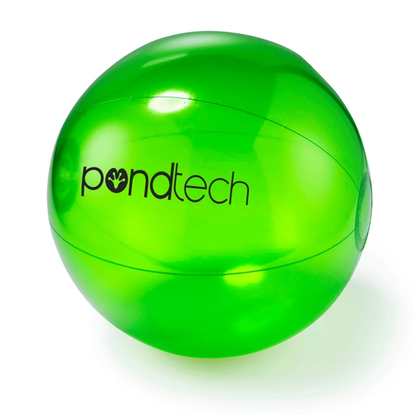 16" Translucent PVC inflatable beach ball in assorted colors.... from ASI 63549 Jornik Manufacturing Corp