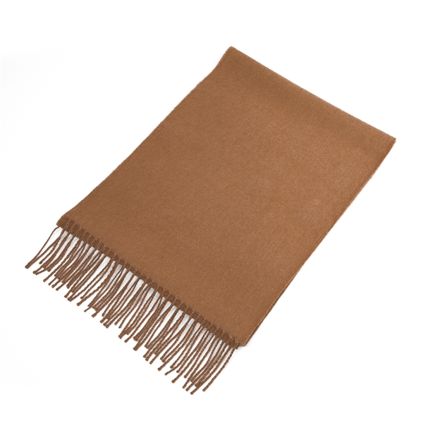 Luxurious camel tan alpaca blend unisex scarf... from ASI 98085 Wolfmark