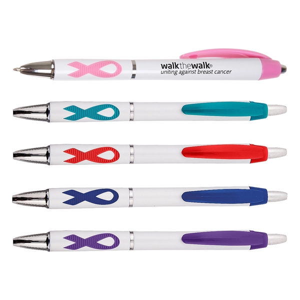 Pink Ribbon Pen. Support the fight while you write.... from ASI 52710 Lincoln Line