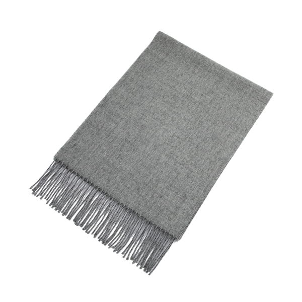 Luxurious light gray alpaca blend winter scarf... from ASI 98085 Wolfmark