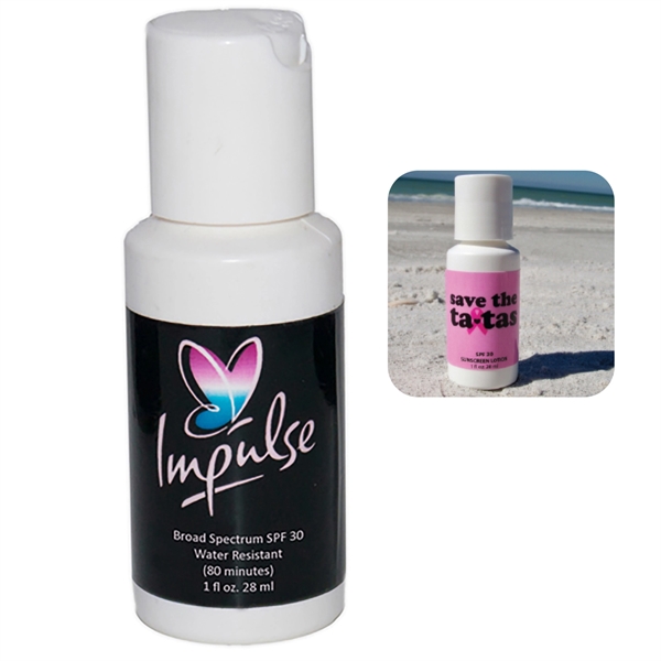 This SPF30 bottle of sunscreen.... from ASI 52710 Lincoln Line