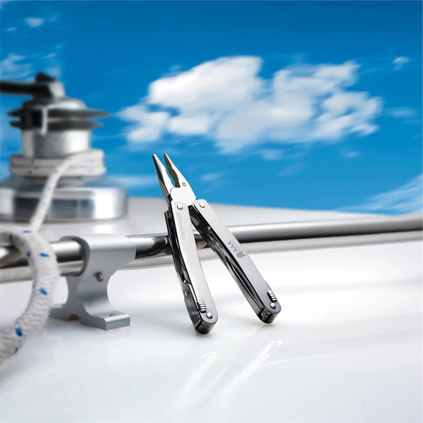 Handy, functional and compact. The Swiss Tool Spirit X is a... from ASI 46170 Compass Industries Inc