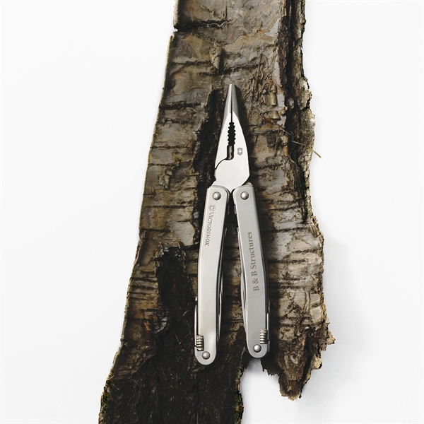 Handy, functional and compact. The Swiss Tool Spirit X is a... from ASI 46170 Compass Industries Inc