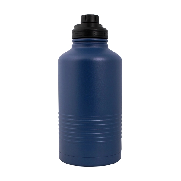 64oz Insulated Stainless Steel Half Gallon Bottle with screw-on lid and... from ASI 61005 Hirsch Gift Inc