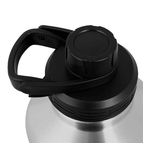 64oz Insulated Stainless Steel Half Gallon Bottle with screw-on lid and... from ASI 61005 Hirsch Gift Inc