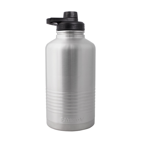 64oz Insulated Stainless Steel Half Gallon Bottle with screw-on lid and... from ASI 61005 Hirsch Gift Inc