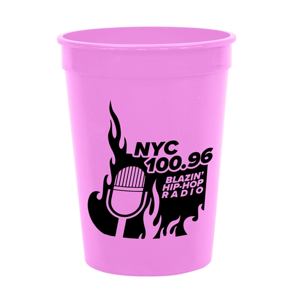 Twelve ounce stadium cup, reusable and recyclable polypropylene.... from ASI 55990 Garyline