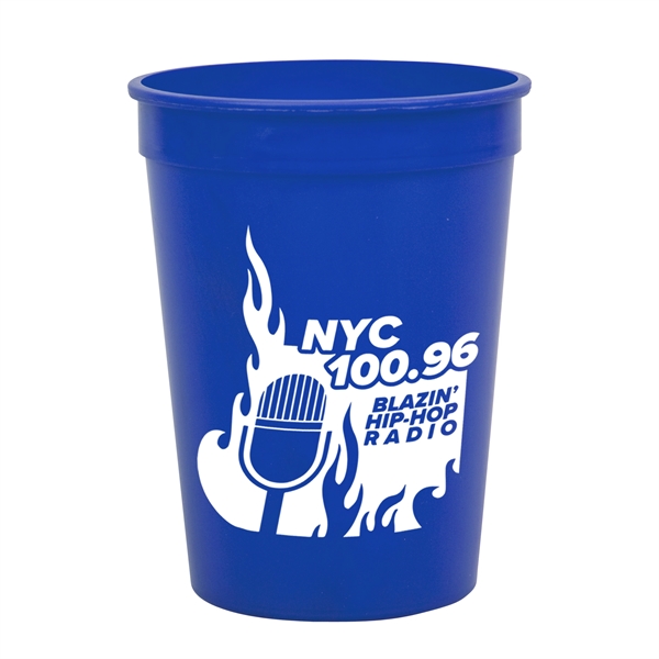 Twelve ounce stadium cup, reusable and recyclable polypropylene.... from ASI 55990 Garyline