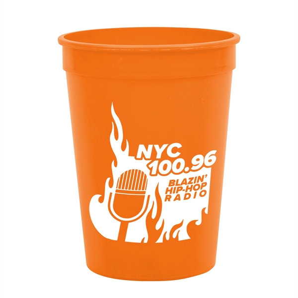 Twelve ounce stadium cup, reusable and recyclable polypropylene.... from ASI 55990 Garyline