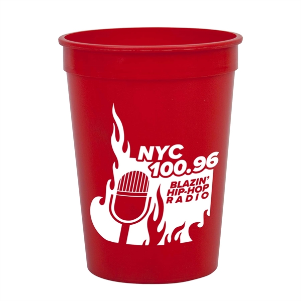 Twelve ounce stadium cup, reusable and recyclable polypropylene.... from ASI 55990 Garyline