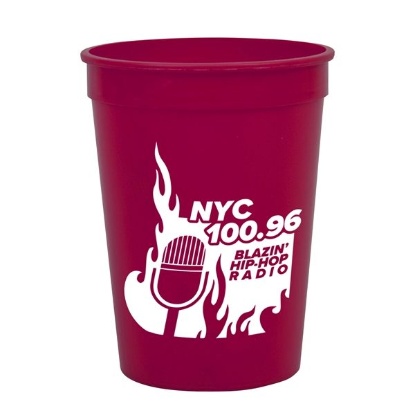 Twelve ounce stadium cup, reusable and recyclable polypropylene.... from ASI 55990 Garyline