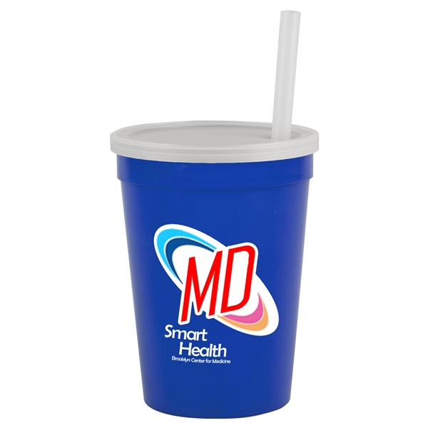 12 oz Cup with Lid & Straw - Digital... from ASI 55990 Garyline