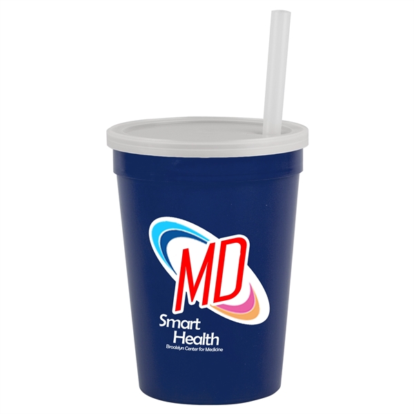 12 oz Cup with Lid & Straw - Digital... from ASI 55990 Garyline