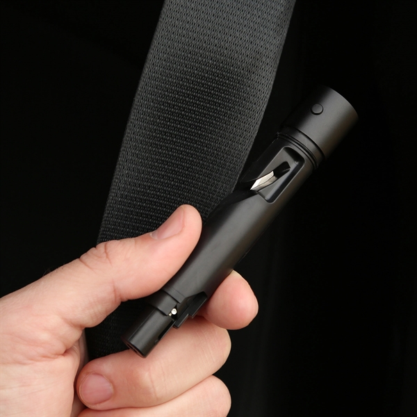 Car emergency safety tool to break windows and cut seatbelts made... from ASI 61966 HPG / HandStands