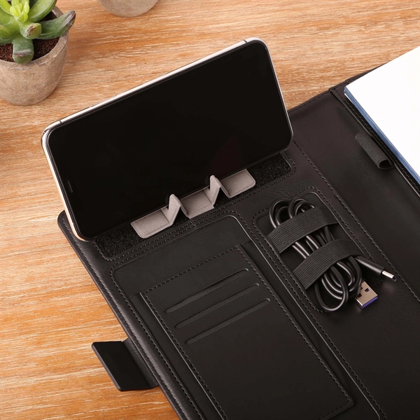 9" x 7.5" Journal comes with multiple storage pockets, adjustable phone... from ASI 61966 HPG / HandStands HPG Gold