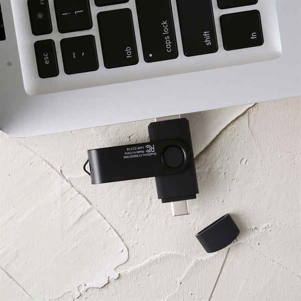 Flash drive with USB-C and USB-A... from ASI 61966 HPG / HandStands