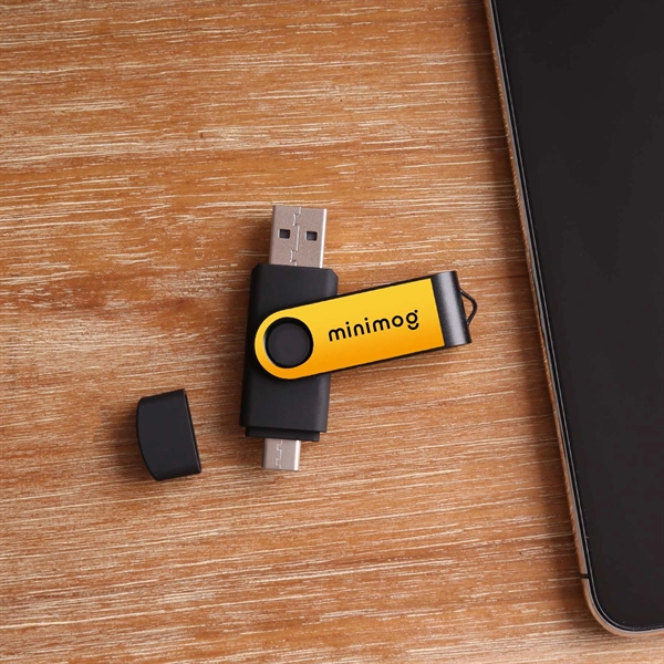 Flash drive with USB-C and USB-A... from ASI 61966 HPG / HandStands