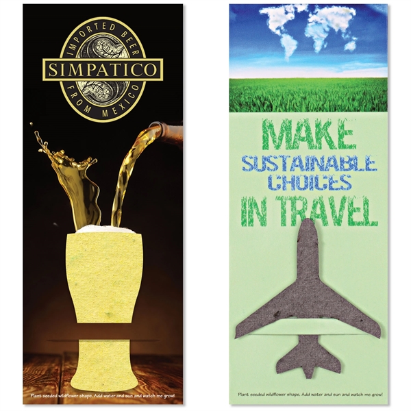 Plant-A-Shape bookmark, Wildflowers... from ASI 54100 Fields Manufacturing Inc / Sprout Tyme Line by American Greenwood