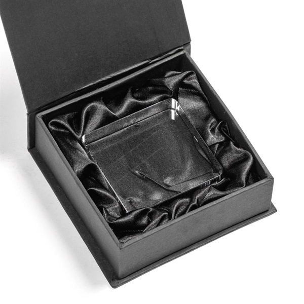Optical crystal square paperweight.... from ASI 84592 St Regis Group / St Regis