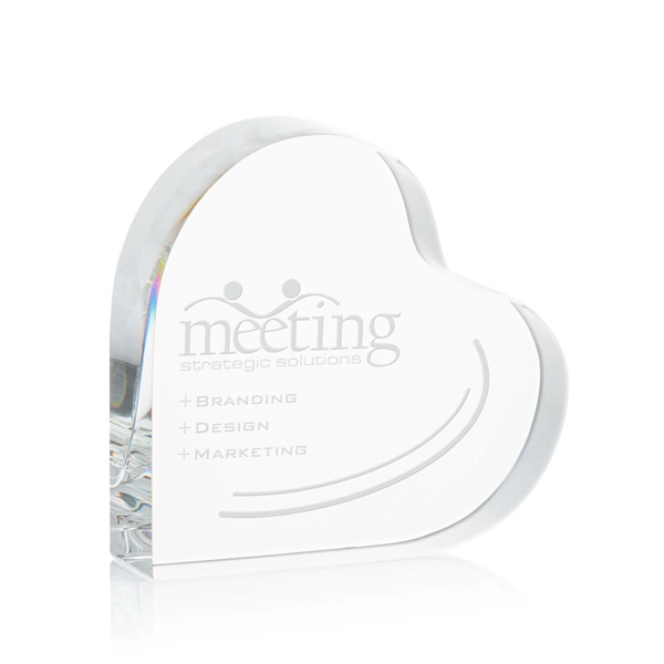 Standing Heart - Optical 3 1/2".... from ASI 84592 St Regis Group / St Regis