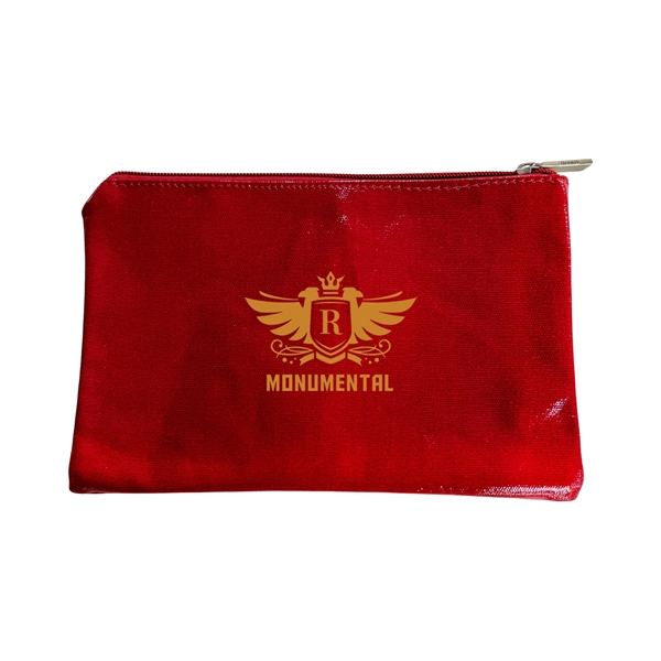 Laminated canvas pouch with zippered closure.... from ASI 76730 Peerless Umbrella Co Inc / Threads By Peerless