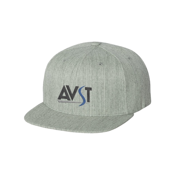 Snapback cap with a high-profile, six-panel design and a moisture-absorbent sweatband.... from ASI 88060 Snugz/USA Inc