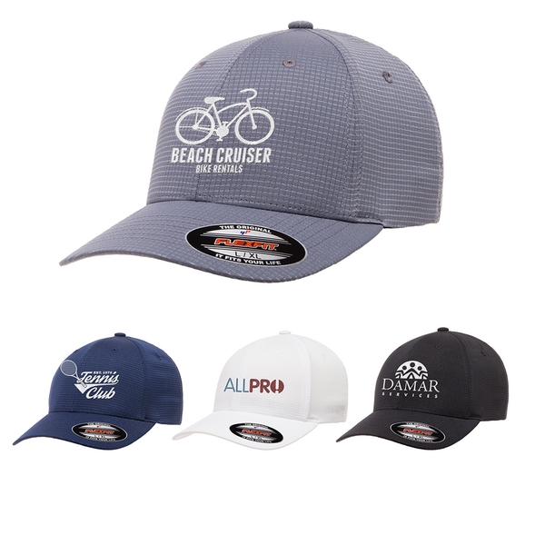 Stretch cap with multiple size options, six-panel design and a 3... from ASI 88060 Snugz/USA Inc