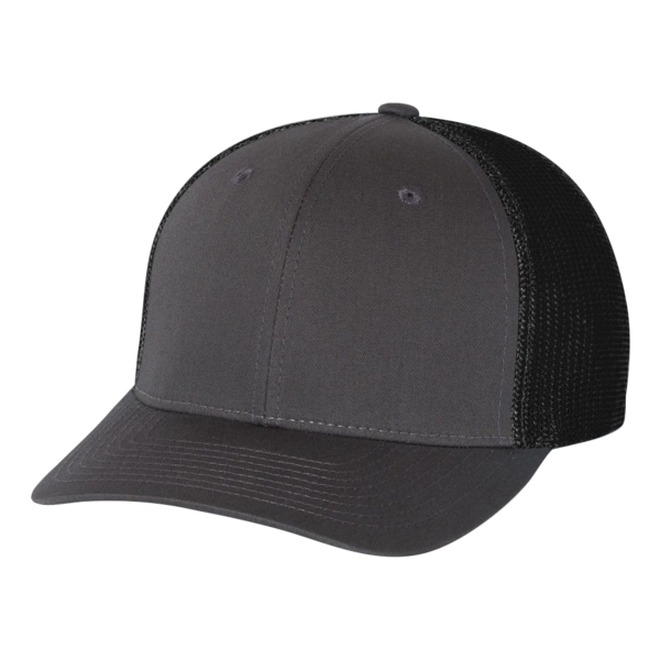 Fitted trucker hat with a six-panel design and a pre-curved visor.... from ASI 88060 Snugz/USA Inc