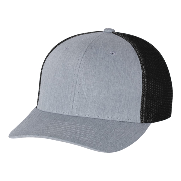Fitted trucker hat with a six-panel design and a pre-curved visor.... from ASI 88060 Snugz/USA Inc