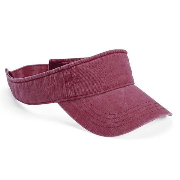 Visor made of 100% cotton with a pre-curved visor and a... from ASI 88060 Snugz/USA Inc