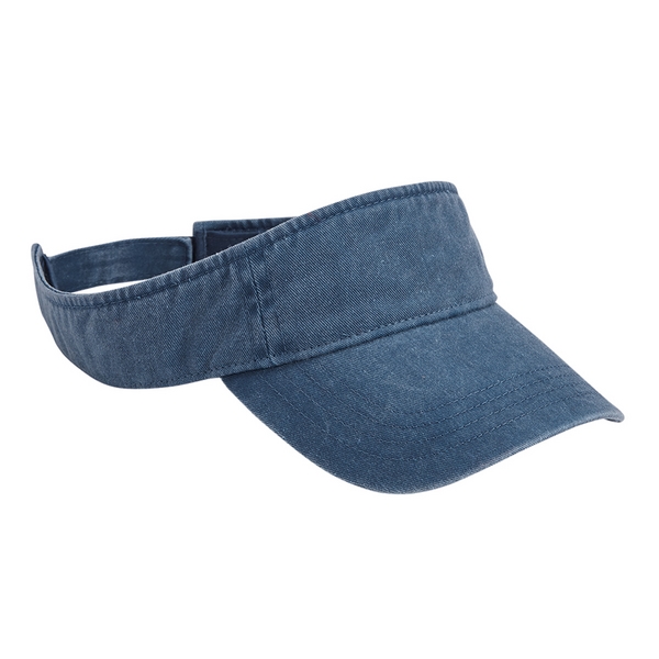 Visor made of 100% cotton with a pre-curved visor and a... from ASI 88060 Snugz/USA Inc
