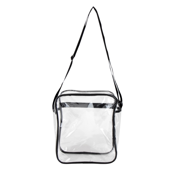 9 1/2" x 11" clear tote bag with an adjustable strap... from ASI 88060 Snugz/USA Inc