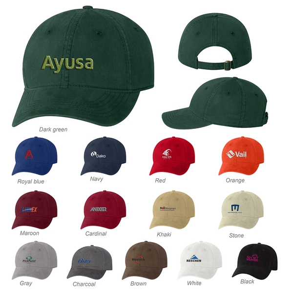 Baseball cap with a pre-curved visor, six-panel design, self-fabric back and... from ASI 88060 Snugz/USA Inc