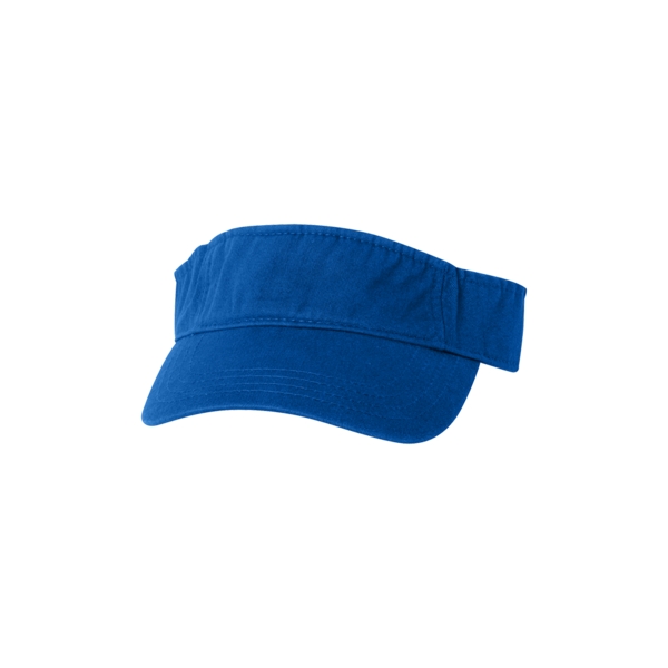 Bio-washed visor with a 2 1/4-inch crown, pre-curved visor and a... from ASI 88060 Snugz/USA Inc