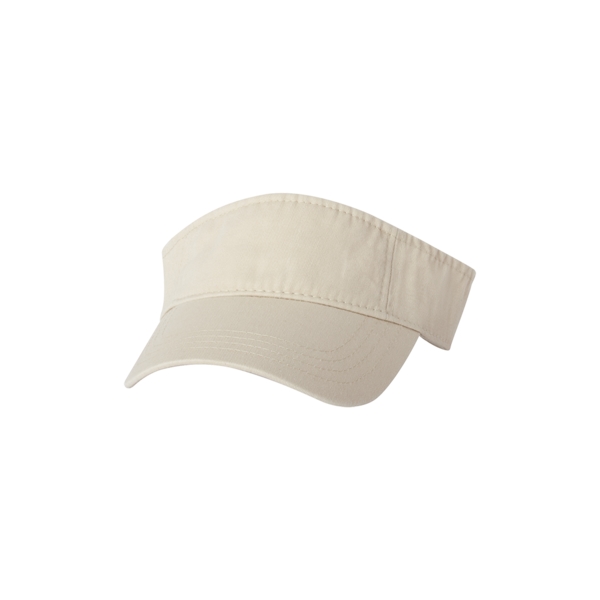 Bio-washed visor with a 2 1/4-inch crown, pre-curved visor and a... from ASI 88060 Snugz/USA Inc