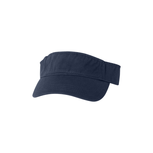 Bio-washed visor with a 2 1/4-inch crown, pre-curved visor and a... from ASI 88060 Snugz/USA Inc