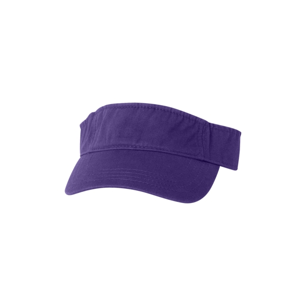 Bio-washed visor with a 2 1/4-inch crown, pre-curved visor and a... from ASI 88060 Snugz/USA Inc