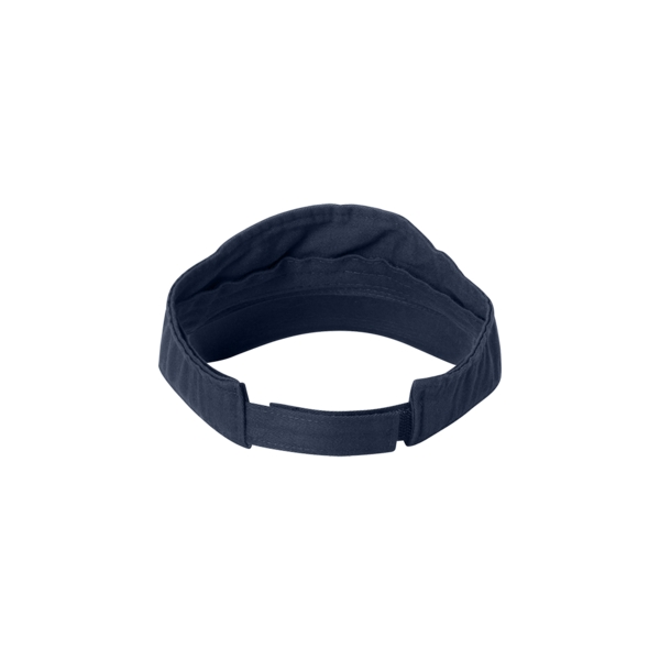 Bio-washed visor with a 2 1/4-inch crown, pre-curved visor and a... from ASI 88060 Snugz/USA Inc
